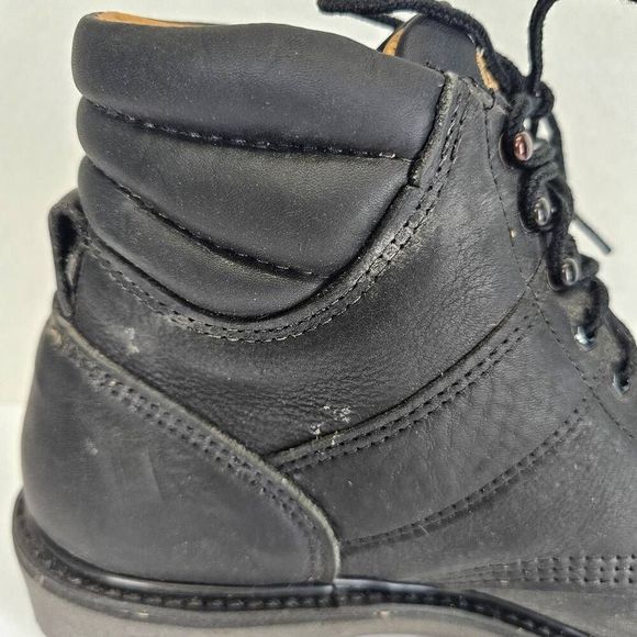 Carolina Men's Bushwacker Steel Toe Work Boots Black 8 New - Picture 4 of 11